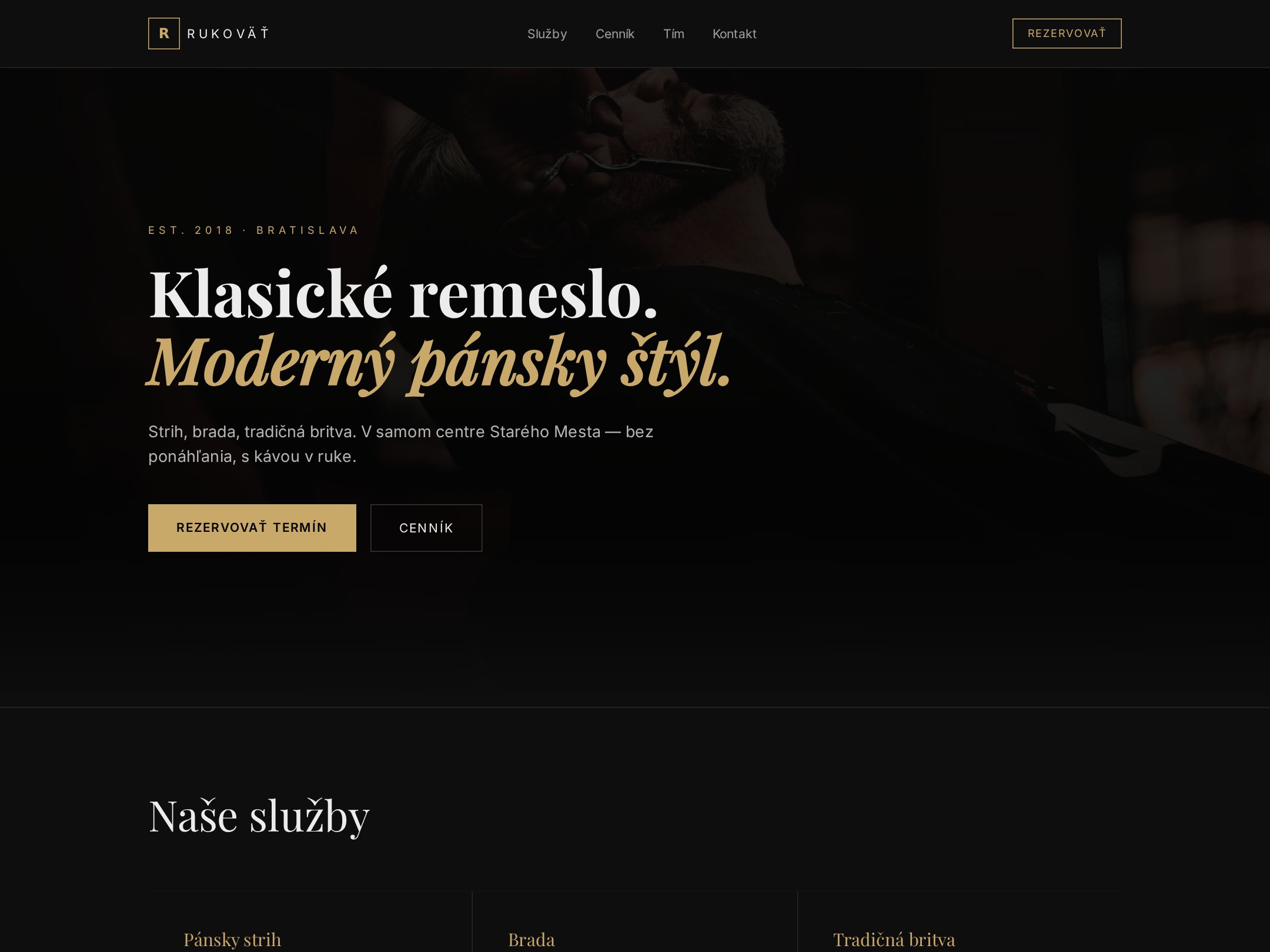 Web pre barberov