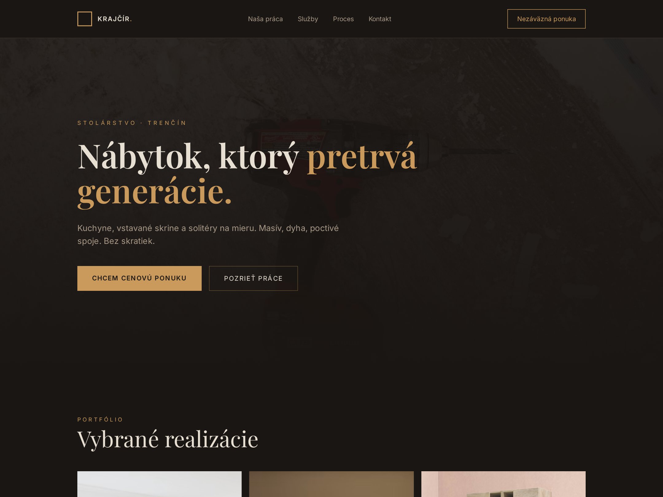 Web pre remeselníkov